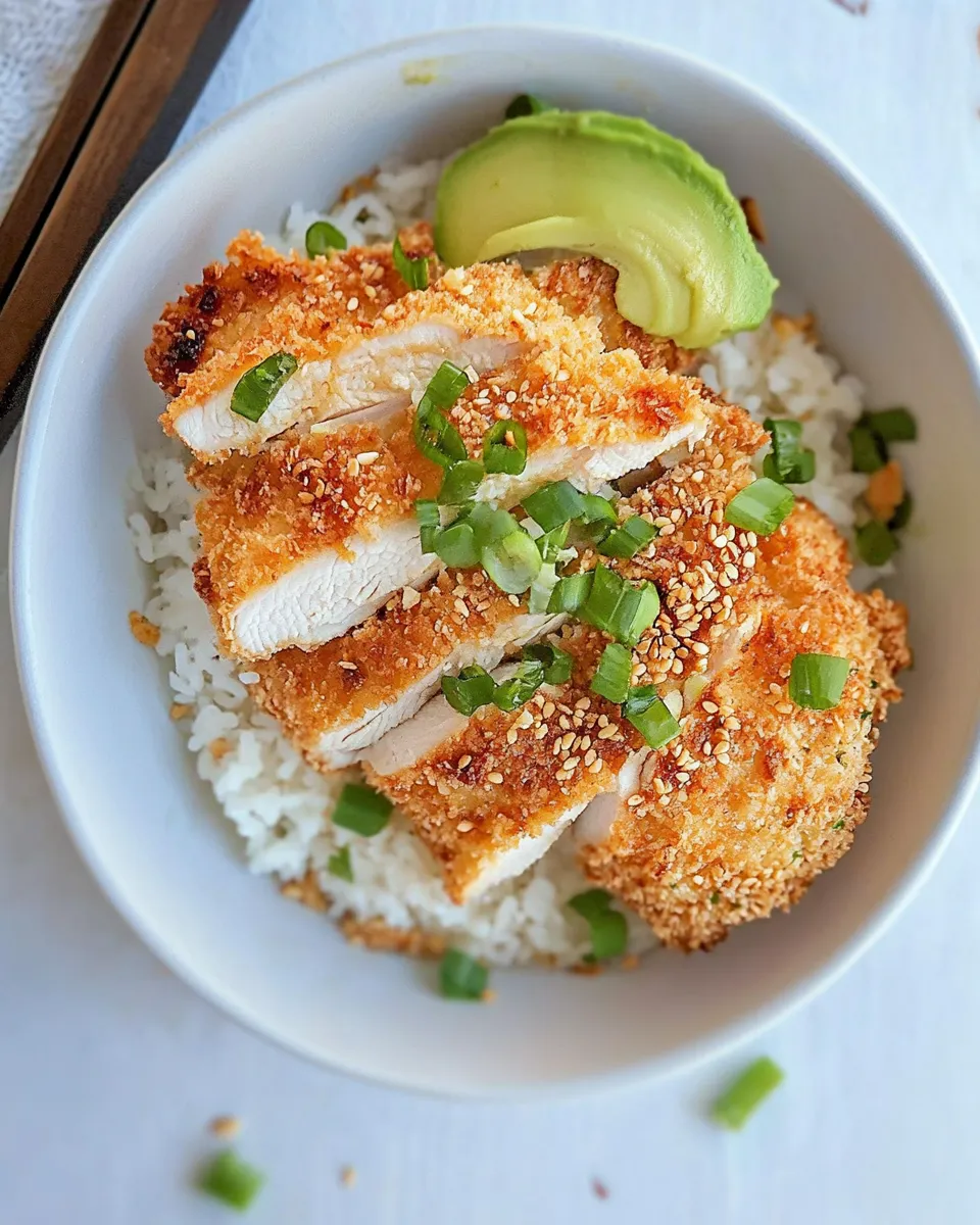 Quick Baked Chicken Katsu recipe photo