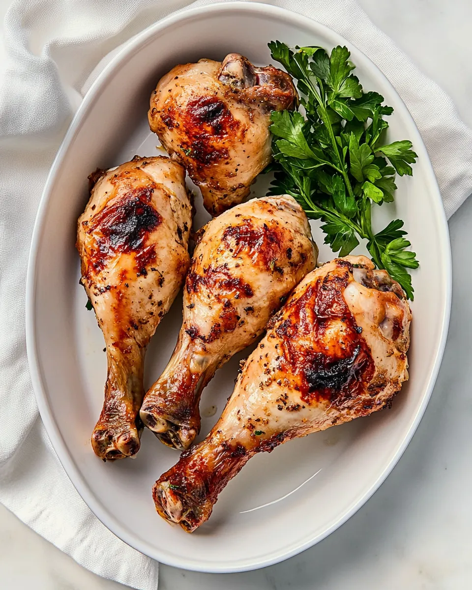 Classic Baked Chicken Leg Quarters recipe photo