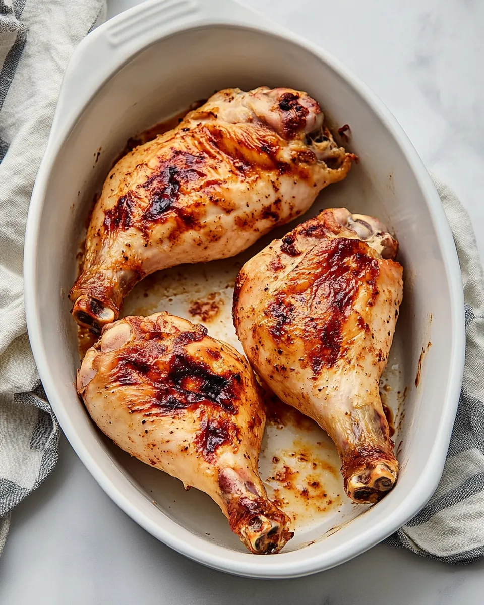 Savory Baked Chicken Leg Quarters dish photo