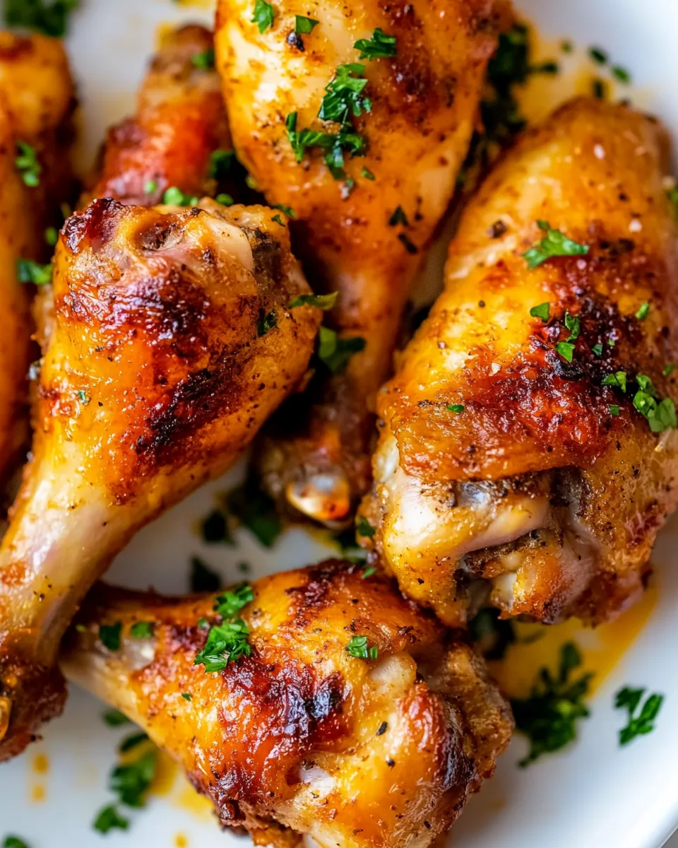 Homemade Baked Chicken Legs photo