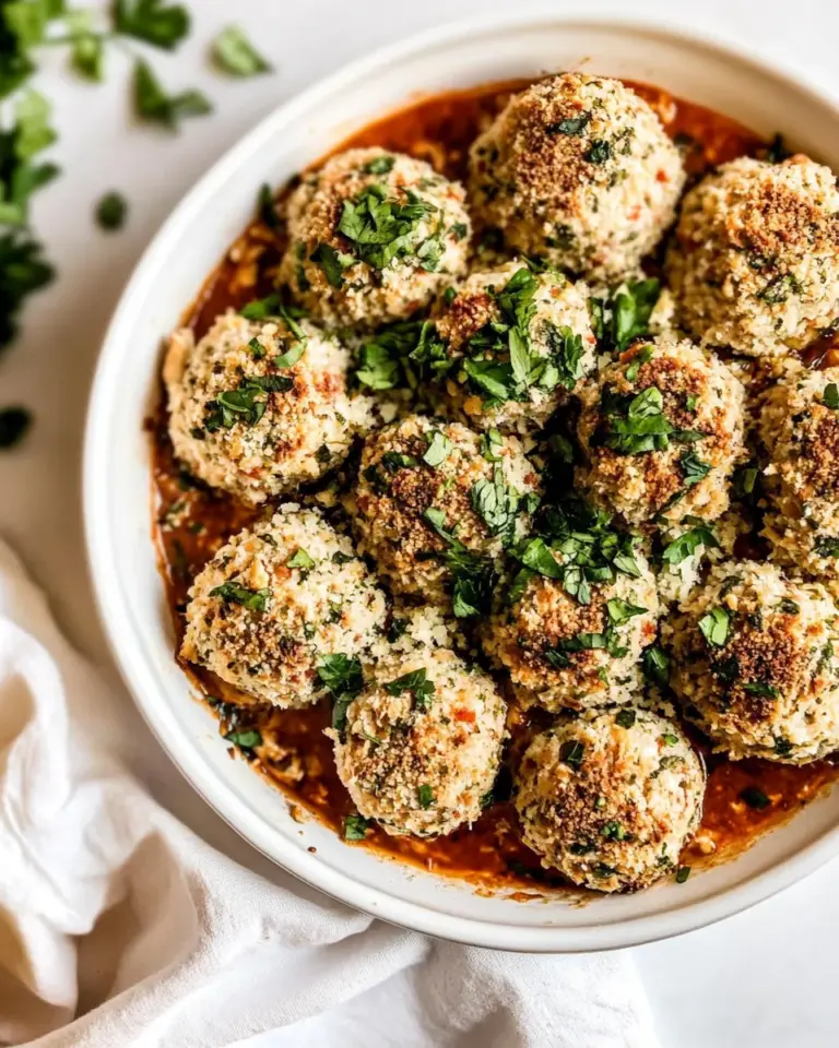 Homemade Baked Chicken Meatballs photo