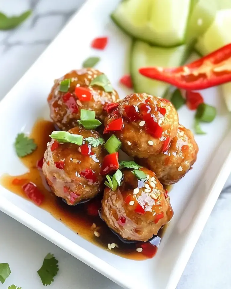 Homemade Baked Chicken Meatballs with Sweet Oyster Sauce photo
