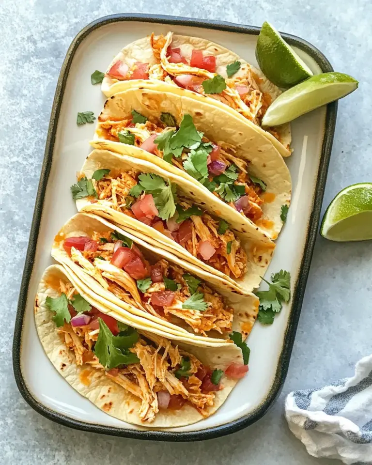Homemade Baked Chicken Tacos photo