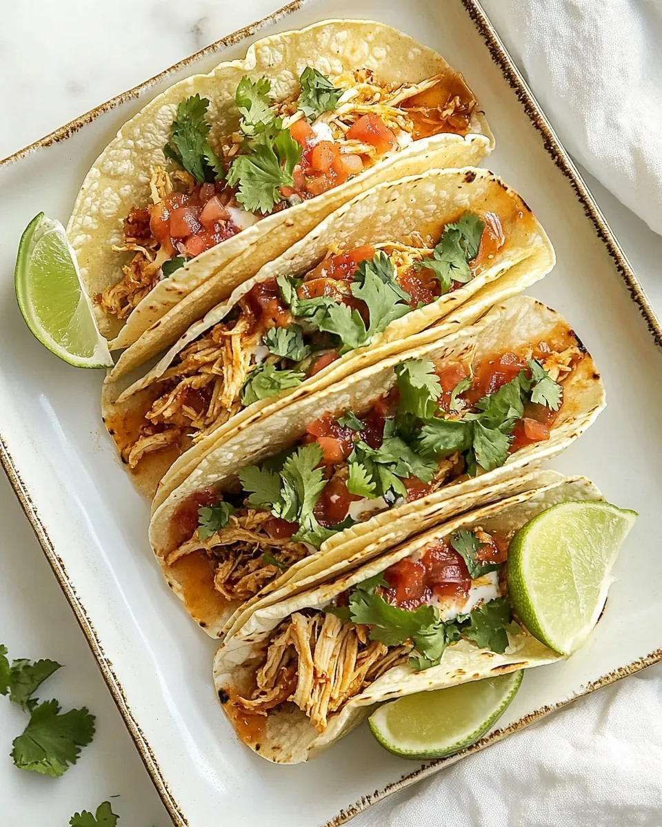 Classic Baked Chicken Tacos image