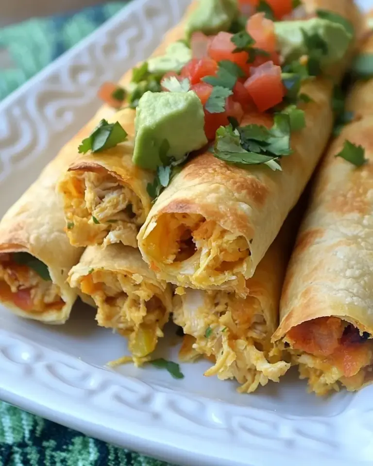Homemade Baked Chicken Taquitos photo