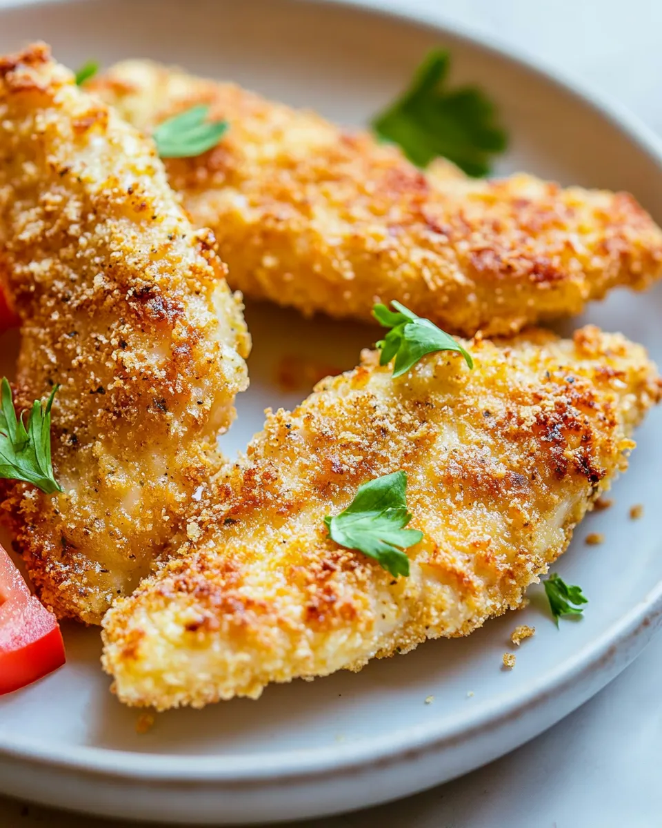 Easy Baked Chicken Tenders Recipe image