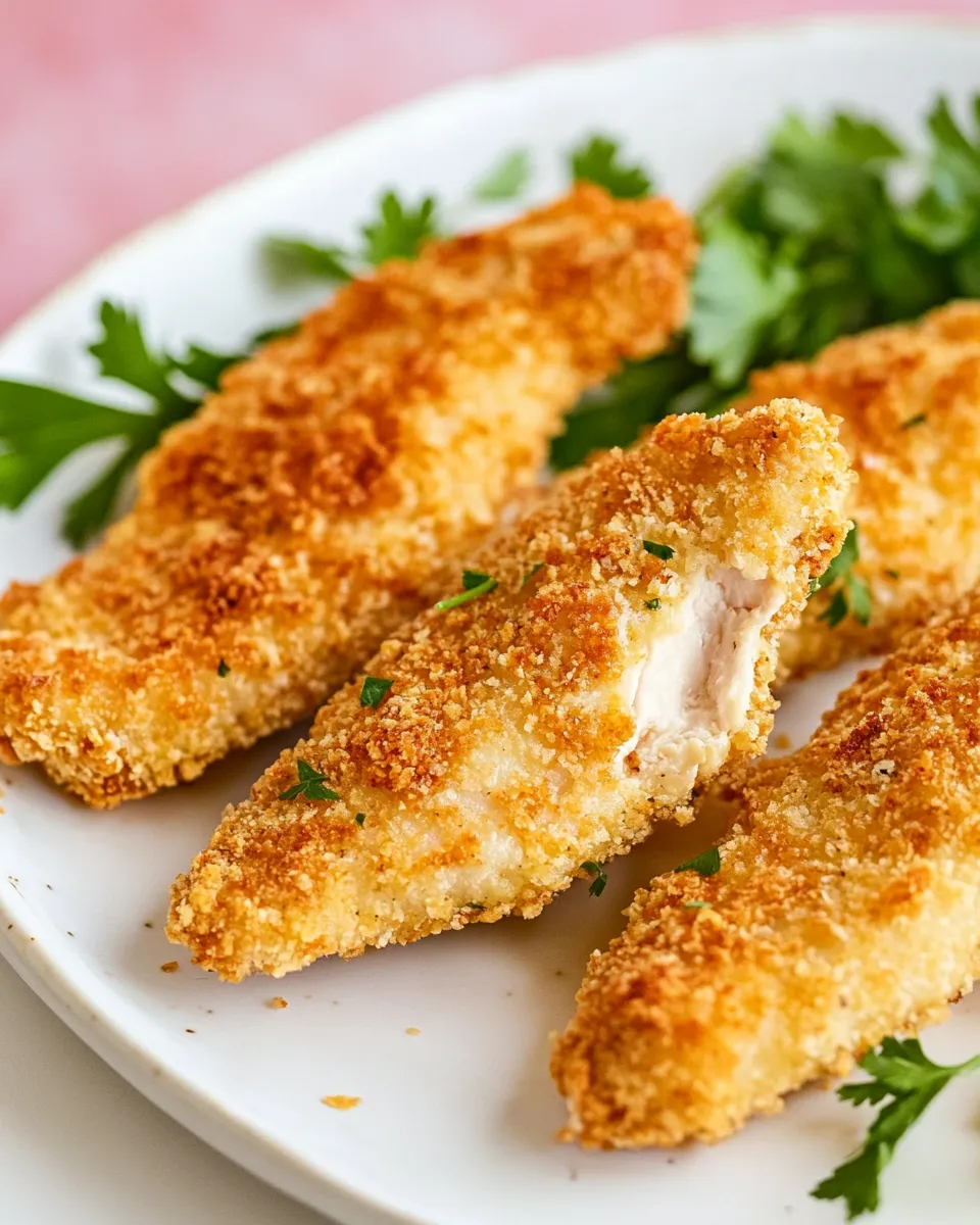 Quick Baked Chicken Tenders Recipe shot