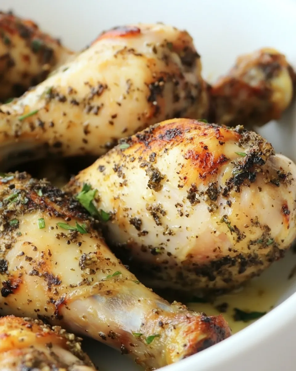 Delicious Baked Chimichurri Chicken Drumsticks image