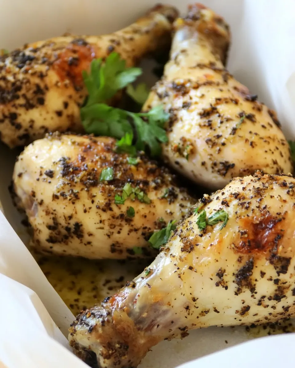 Savory Baked Chimichurri Chicken Drumsticks recipe photo