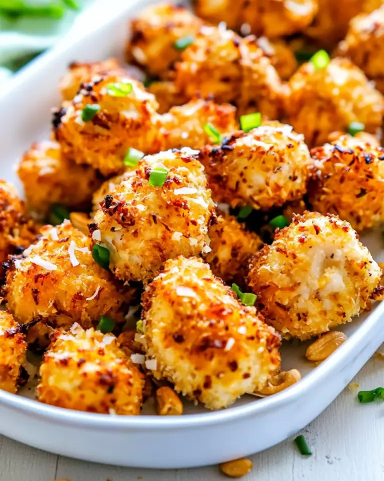 Homemade Baked Coconut Cashew Chicken Bites photo