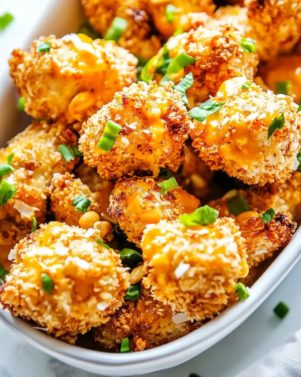 Delicious Baked Coconut Cashew Chicken Bites image