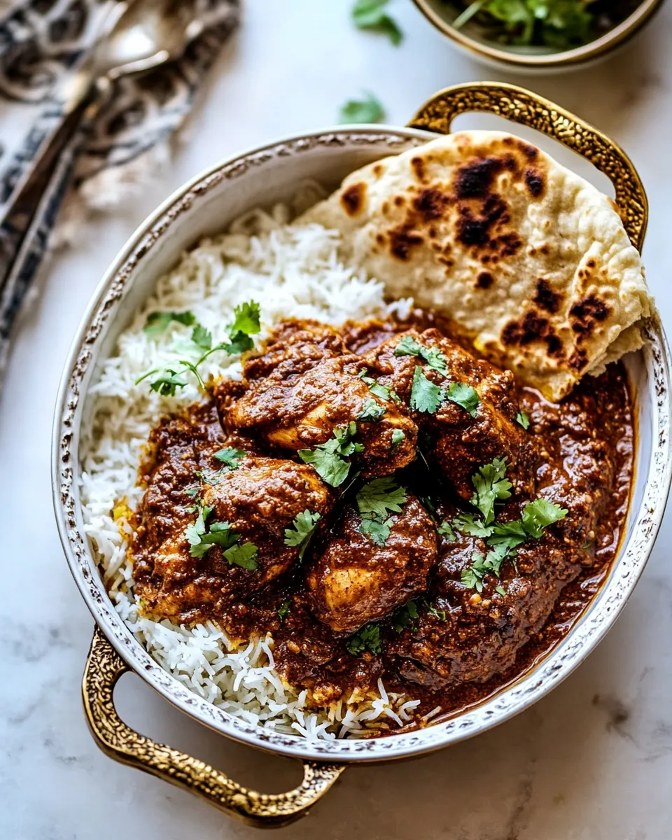 Classic Baked Coconut Chicken Tikka Masala. dish photo