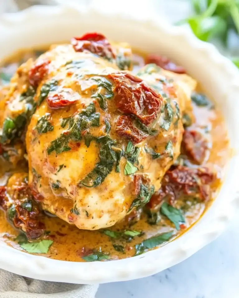 Homemade Baked Creamy Sun-Dried Tomato Chicken recipe photo