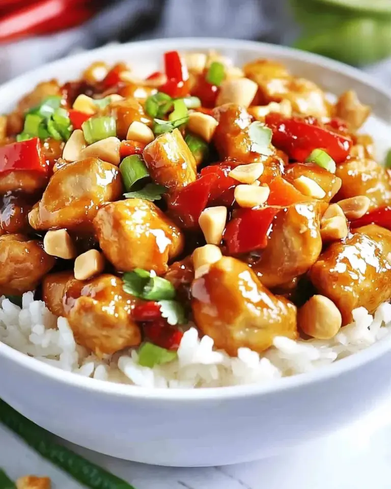 Homemade Baked Kung Pao Chicken photo