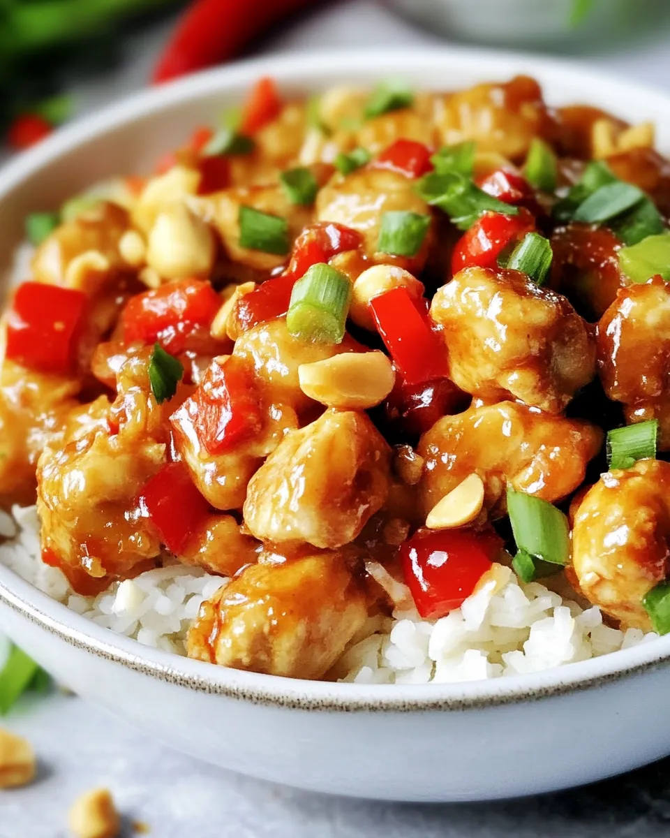 Classic Baked Kung Pao Chicken image