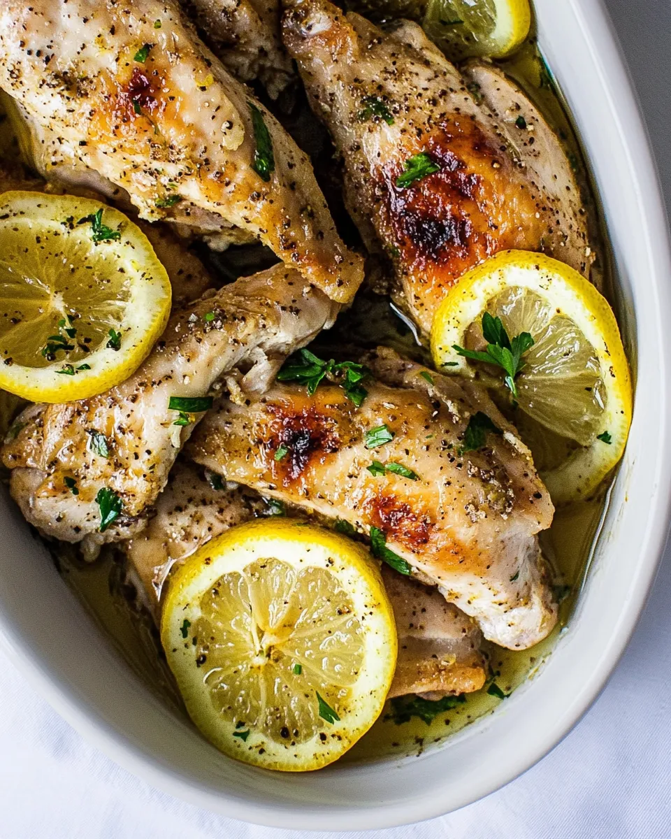 Delicious Baked Lemon Pepper Chicken Recipe dish photo