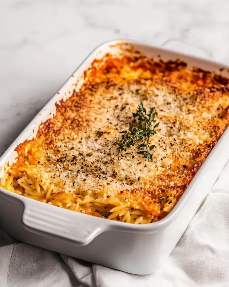 Easy Baked Orzo Recipe photo