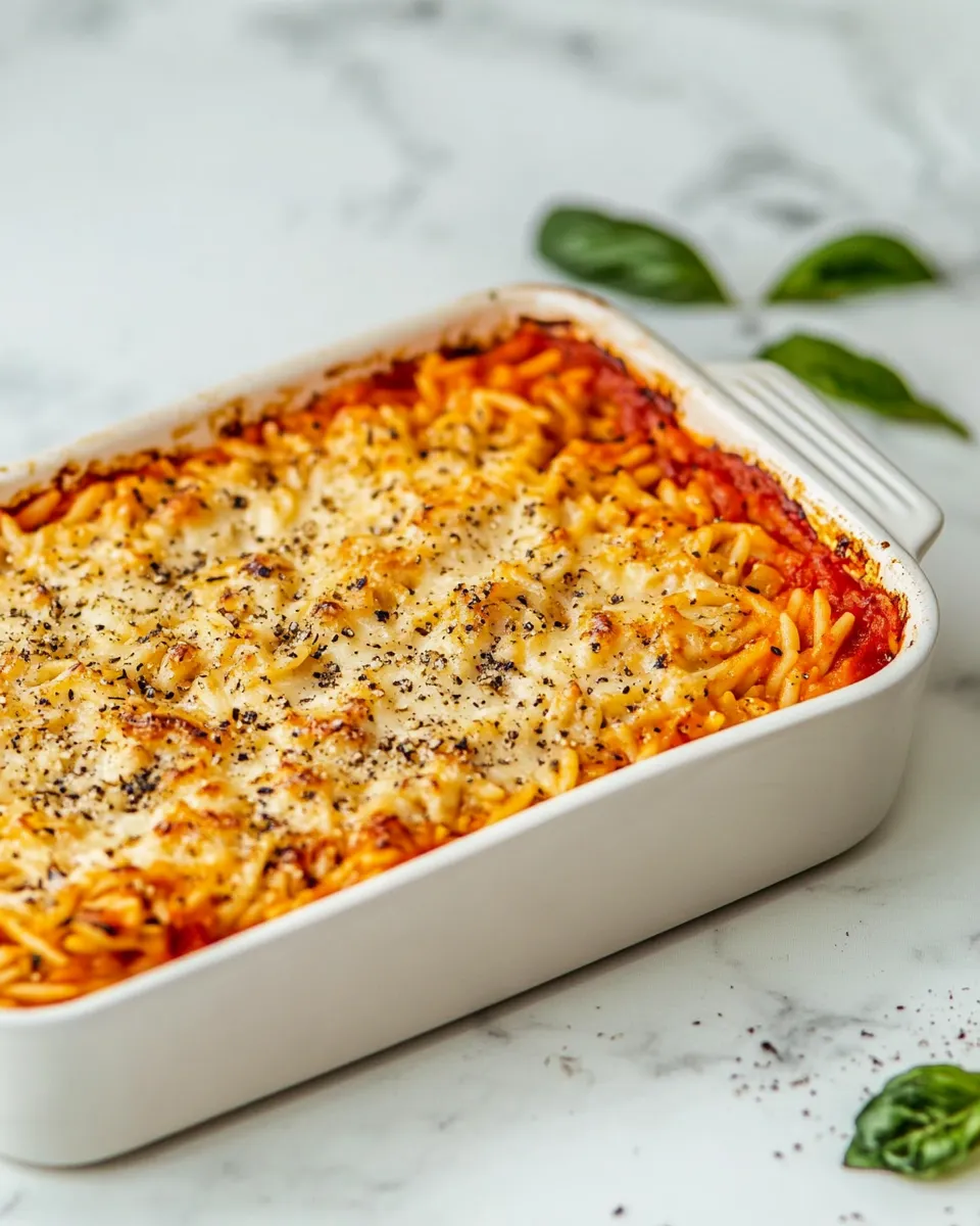 Delicious Baked Orzo Recipe image
