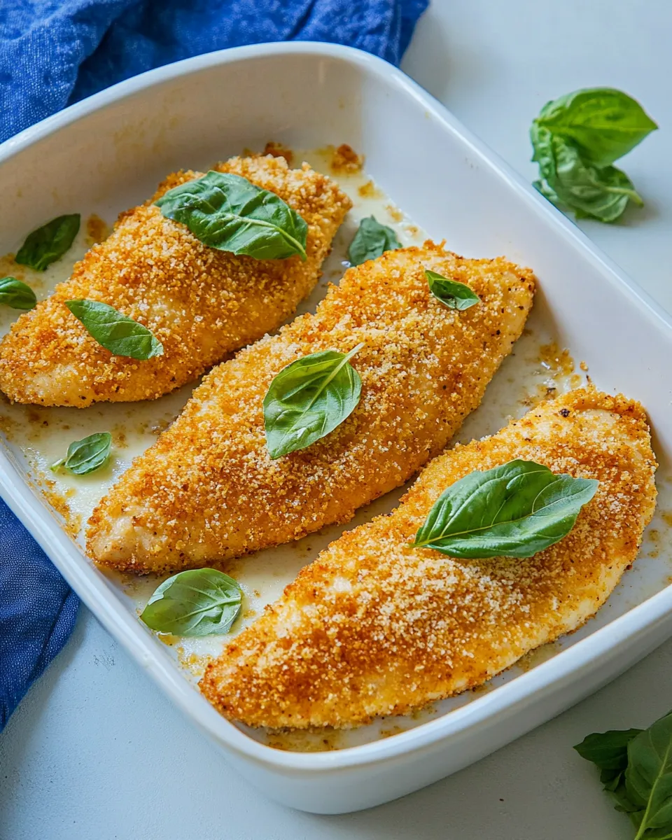 Delicious Baked Parmesan Caesar Chicken image