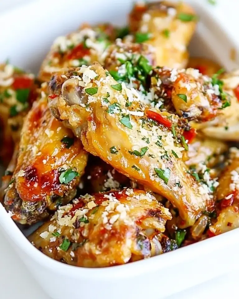 Easy Baked Parmesan Garlic Chicken Wings photo
