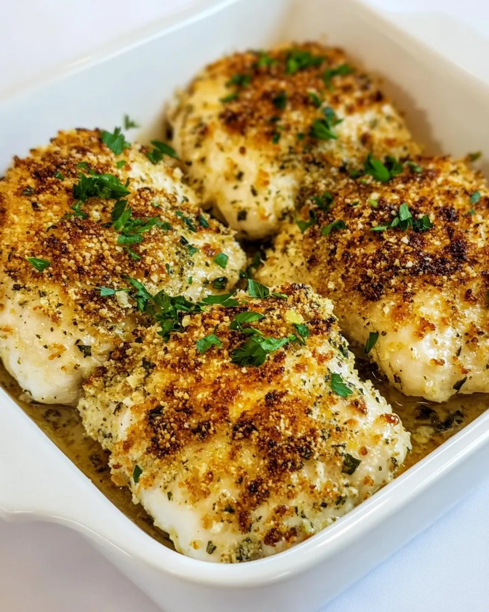 Homemade Baked Ranch Chicken shot