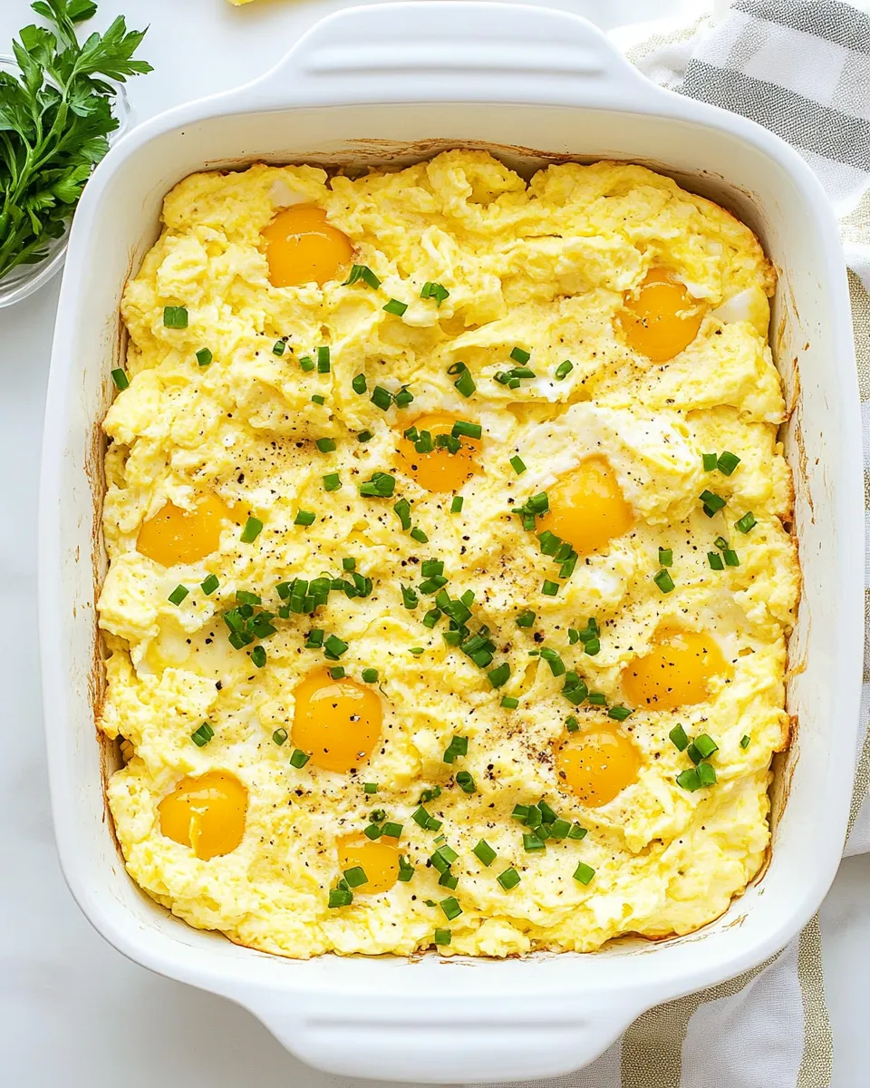 Classic Baked Scrambled Eggs image