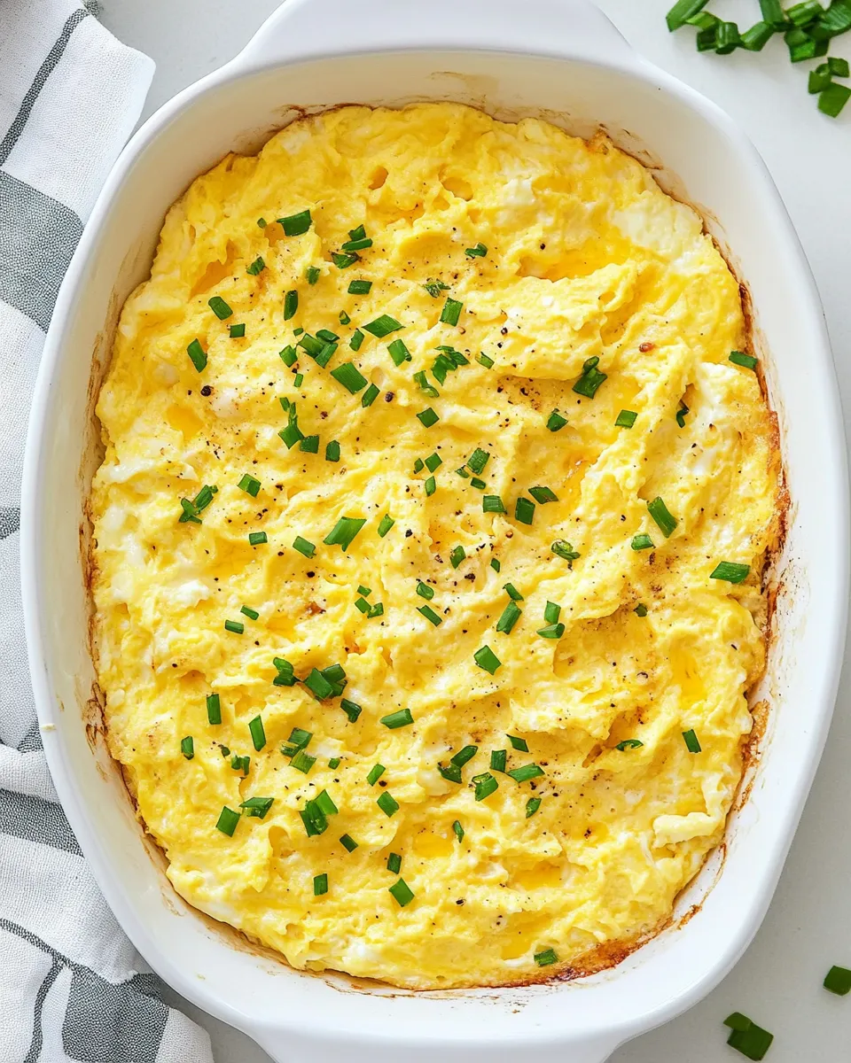 Easy Baked Scrambled Eggs recipe photo