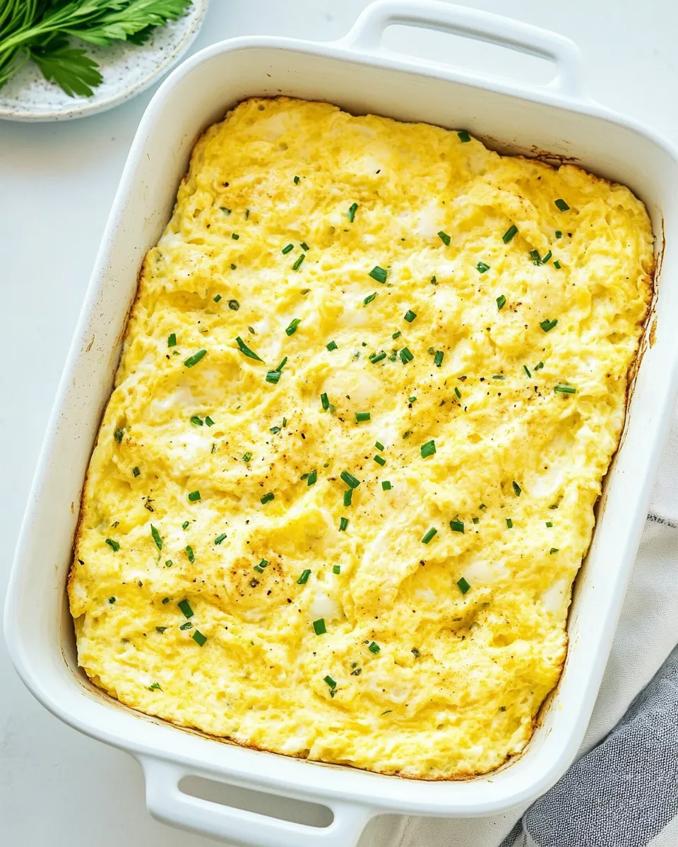 Delicious Baked Scrambled Eggs dish photo