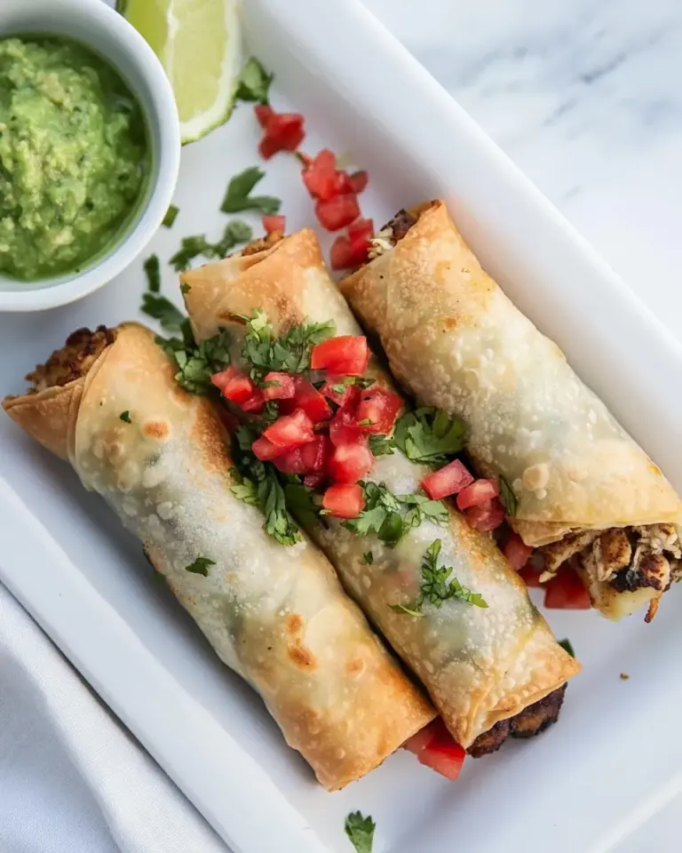 Homemade Baked Southwestern Chicken Egg Rolls recipe photo