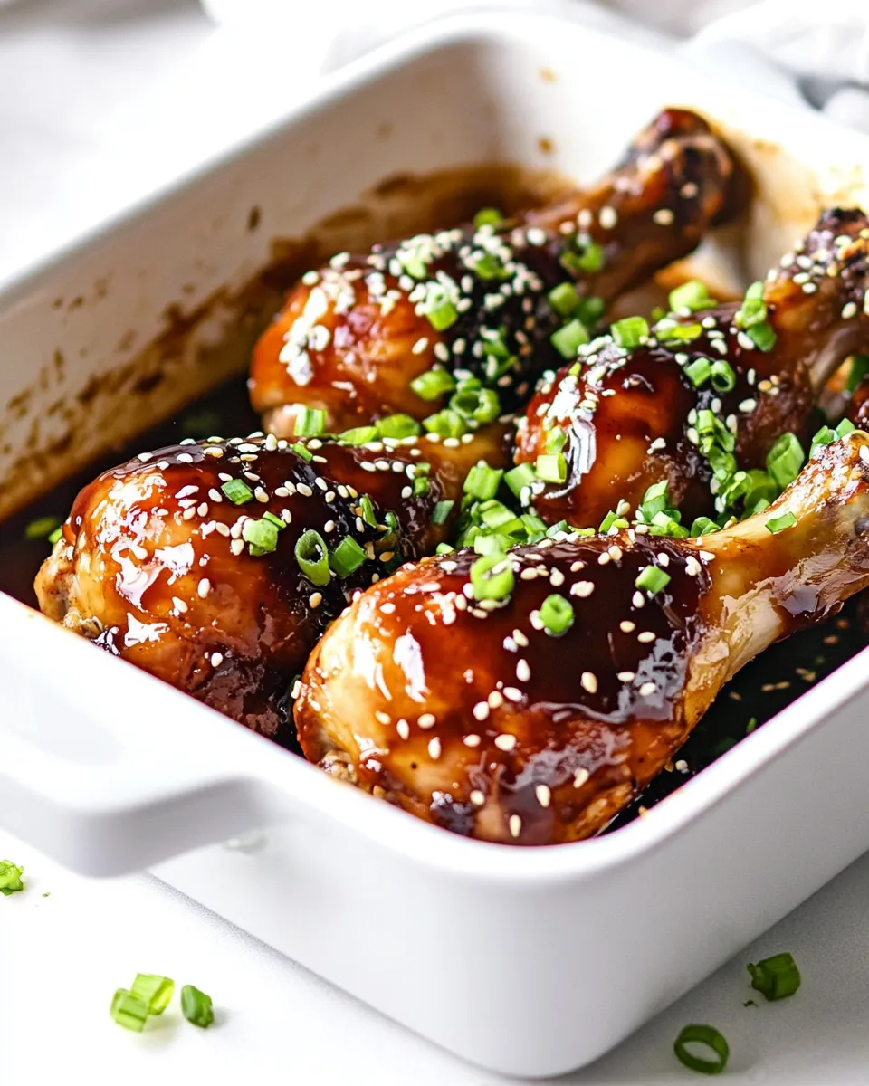 Homemade Baked Teriyaki Chicken Drumsticks photo