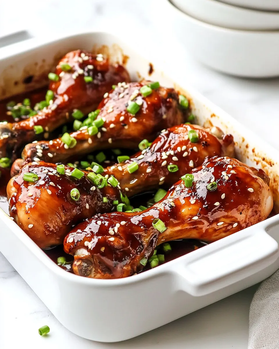 Delicious Baked Teriyaki Chicken Drumsticks dish photo