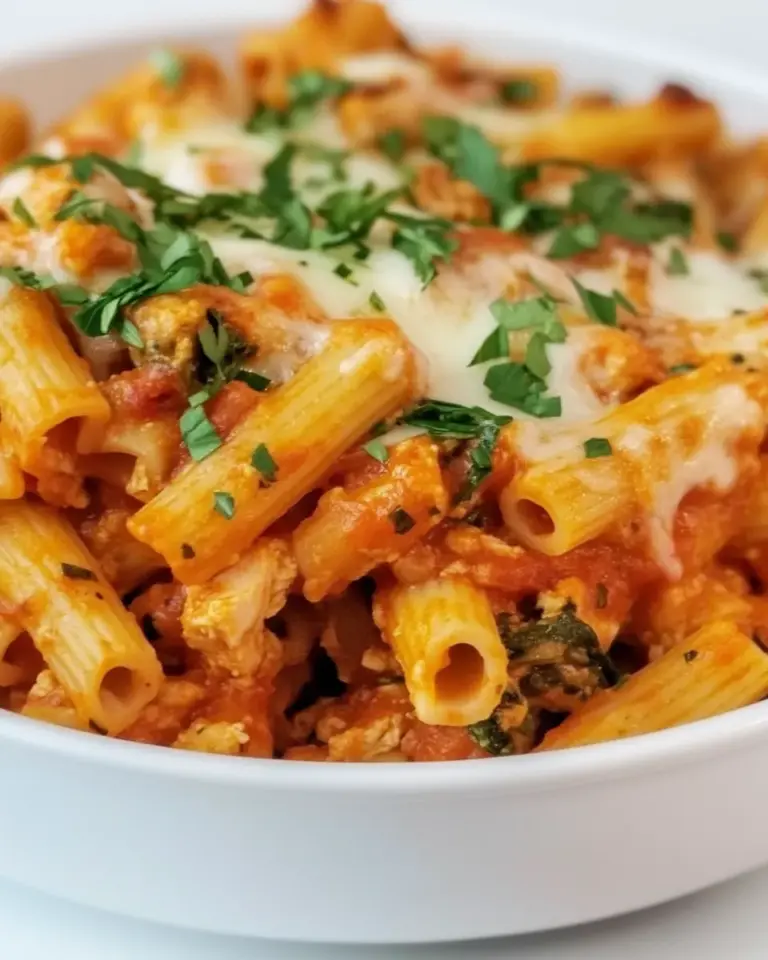 Homemade Baked Ziti with Chicken photo