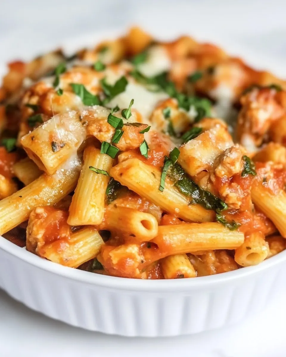 Classic Baked Ziti with Chicken image