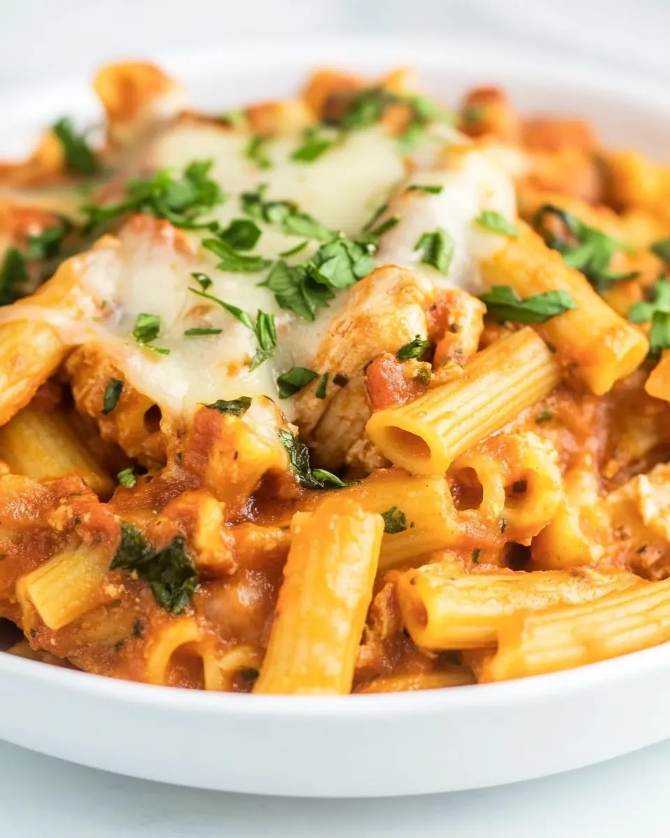 Easy Baked Ziti with Chicken recipe photo