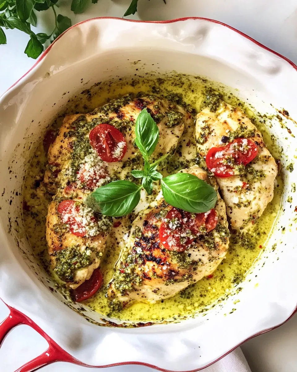 Classic Basil Pesto Chicken image