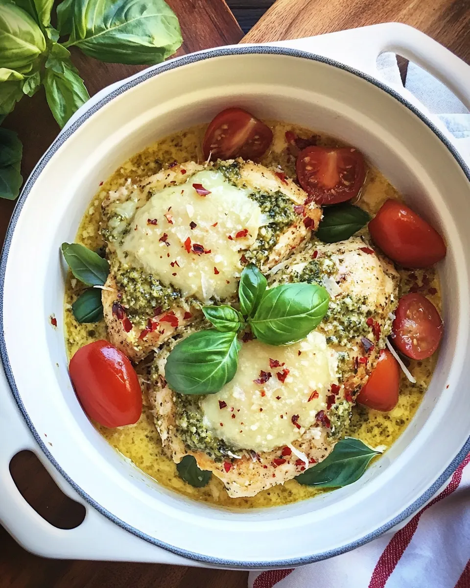 Easy Basil Pesto Chicken recipe photo
