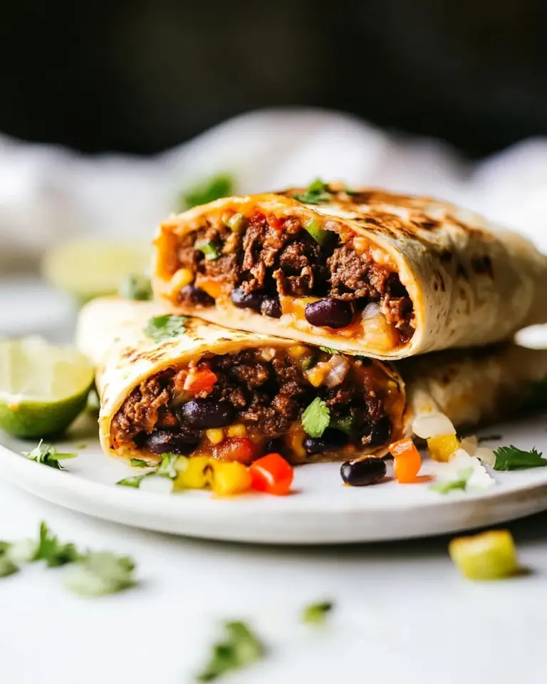 Homemade Beef Burrito Recipe photo