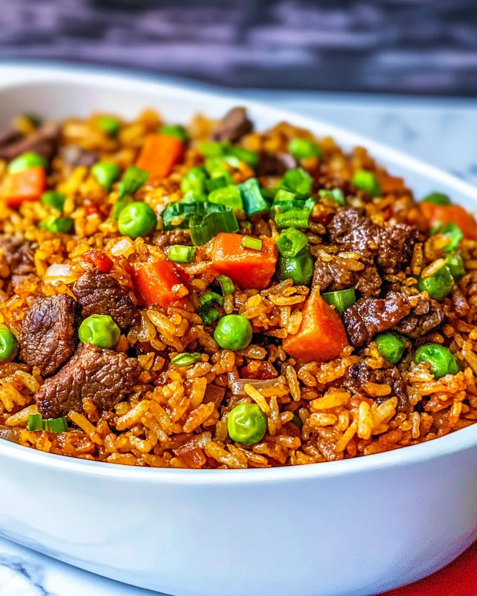 Delicious Beef Fried Rice dish photo