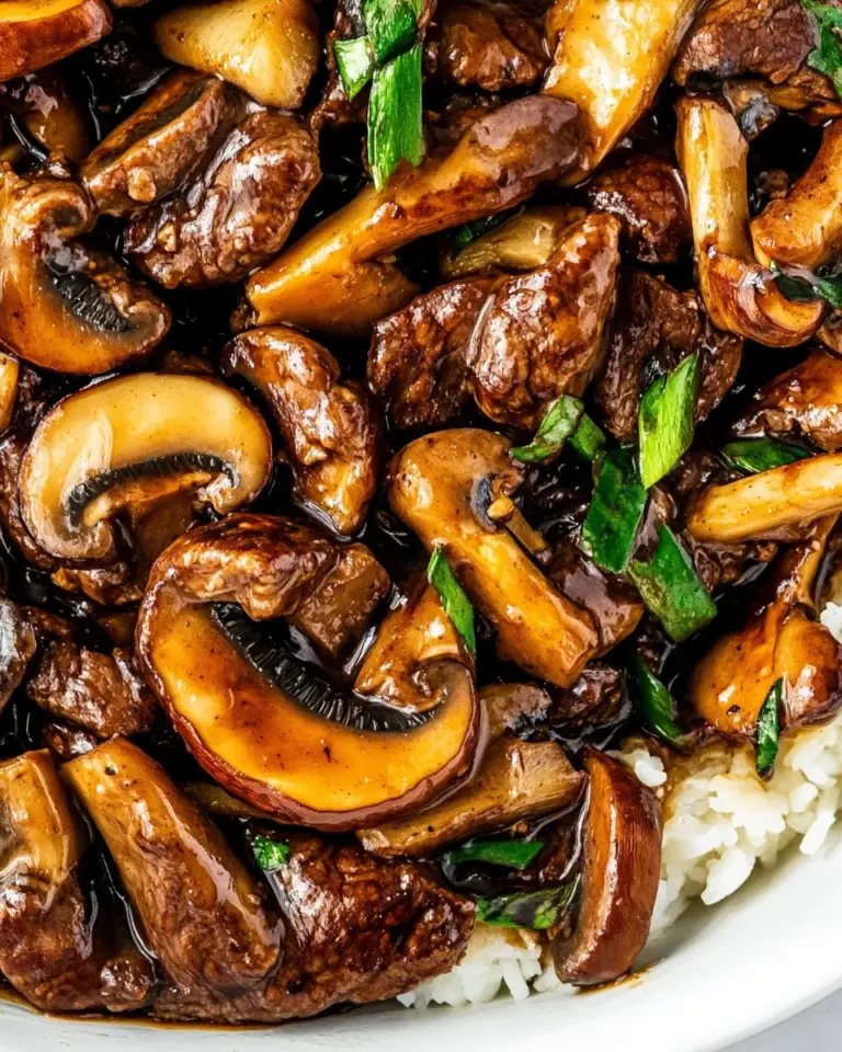 Homemade Beef Mushroom Stir Fry photo