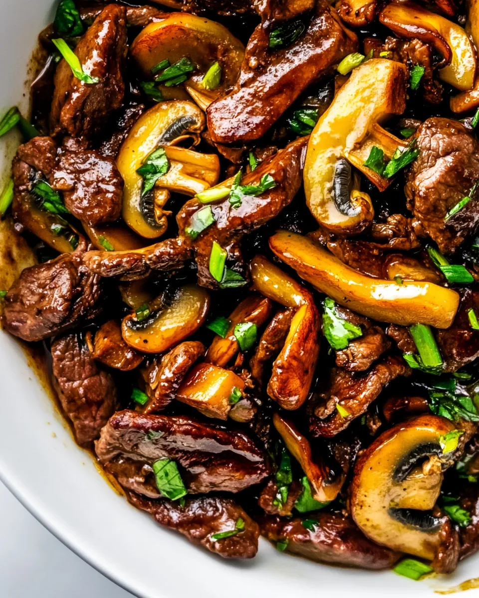 Classic Beef Mushroom Stir Fry image