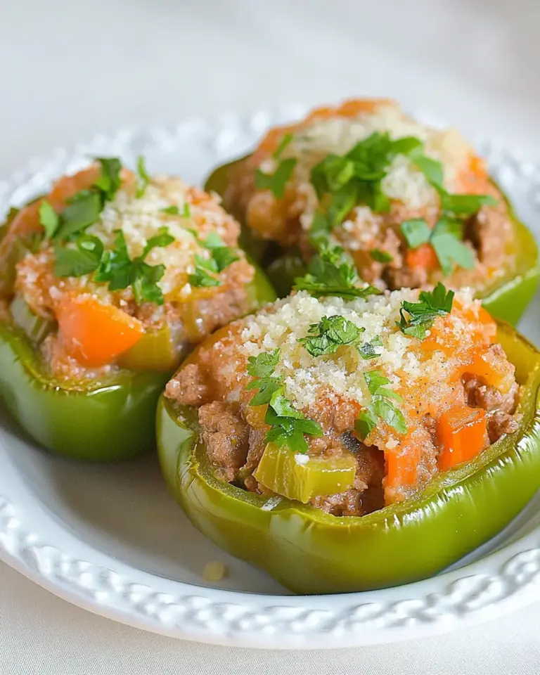 Homemade Beef Stuffed Bell Peppers photo