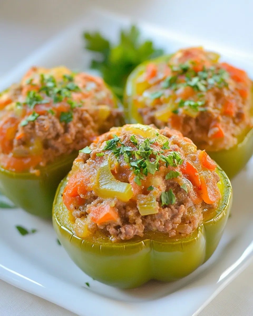 Classic Beef Stuffed Bell Peppers image