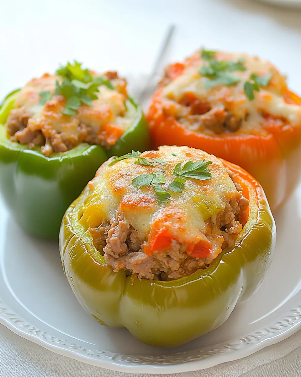 Delicious Beef Stuffed Bell Peppers dish photo