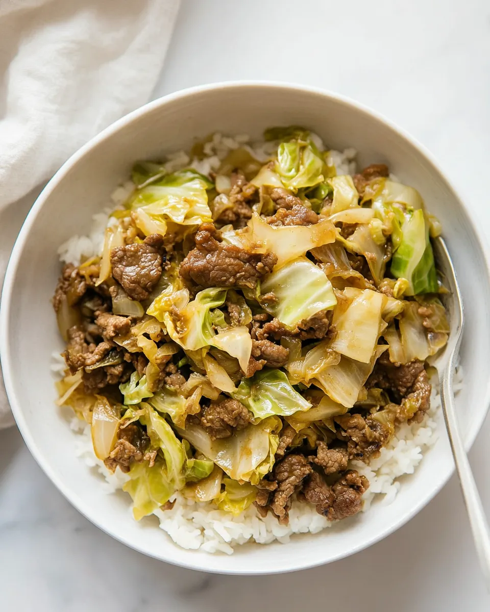 Delicious Beef and Cabbage Stir Fry picture