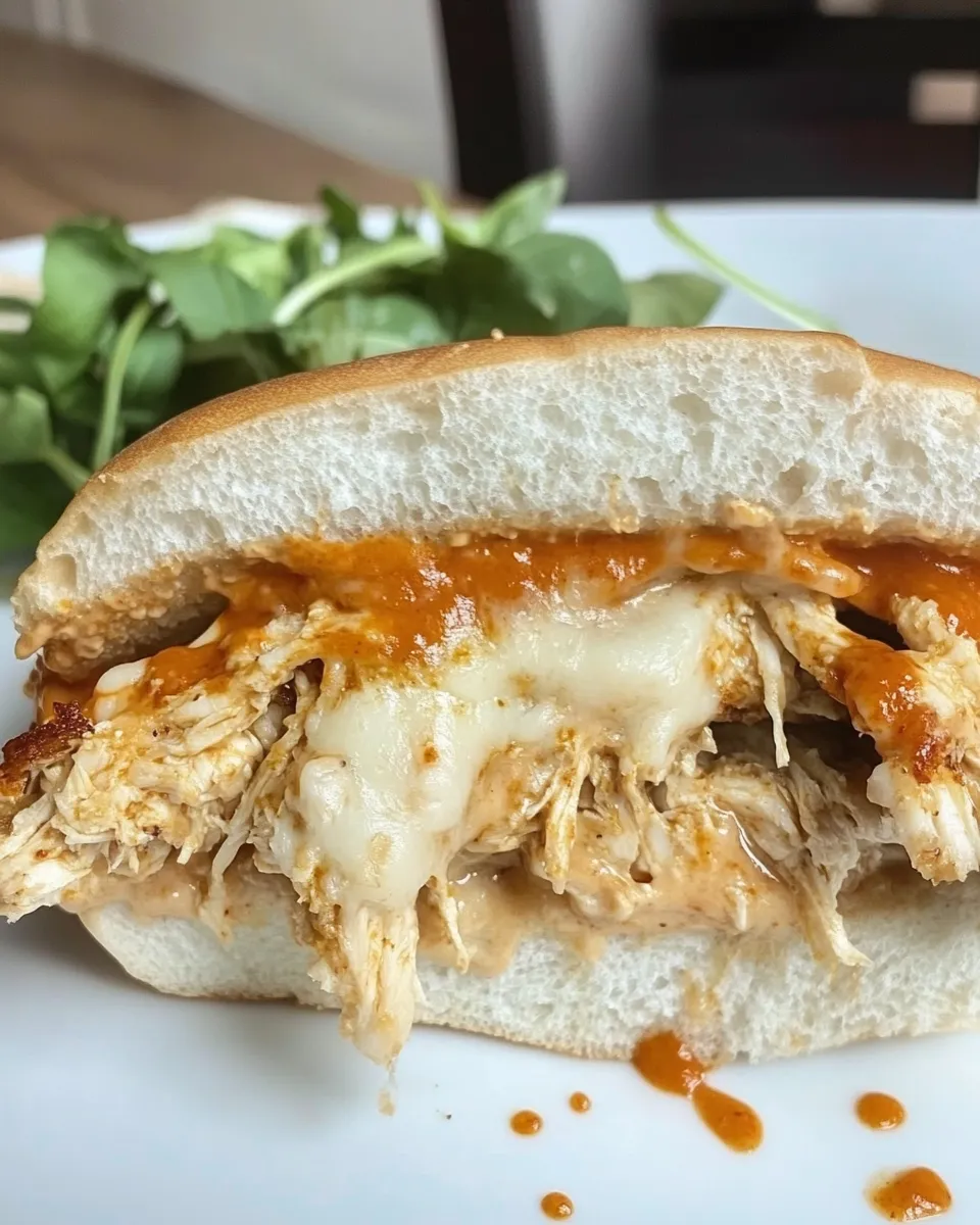 Classic Best Cheesy Chicken Submarine Sandwich Recipe (Easy) image