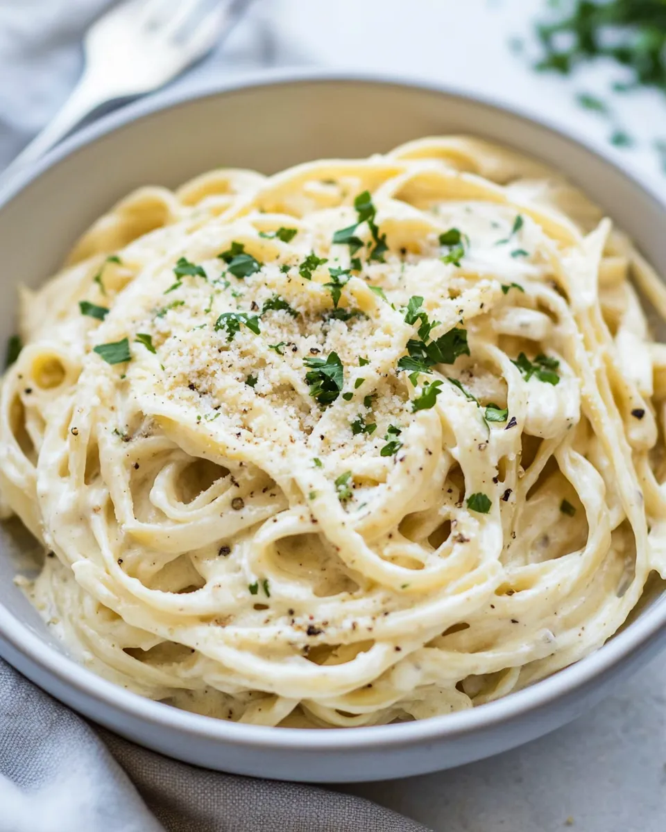 Delicious Best Ever Fettuccine Alfredo recipe photo