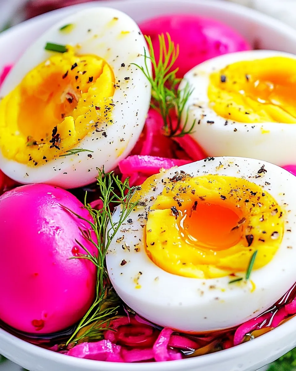 Delicious Best Pickled Eggs Recipe food shot