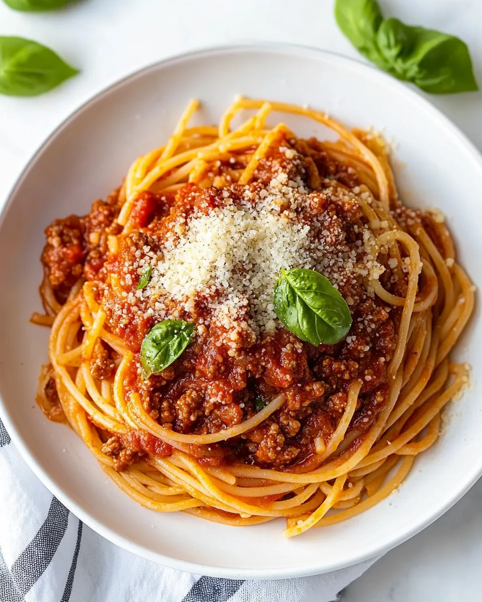 Homemade Best Spaghetti and Meat Sauce Recipe photo