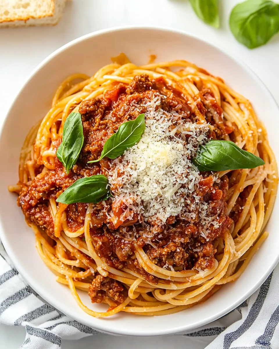 Classic Best Spaghetti and Meat Sauce Recipe image