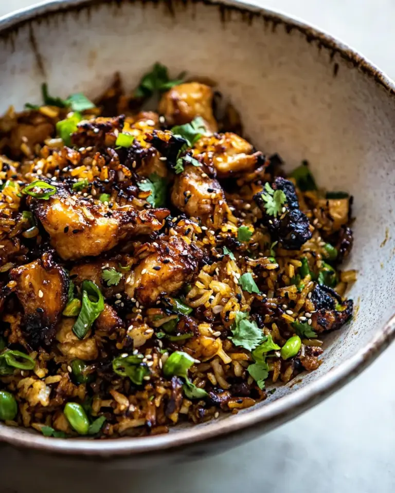 Homemade Better Than Takeout Sesame Ginger Chicken Fried Rice. recipe photo